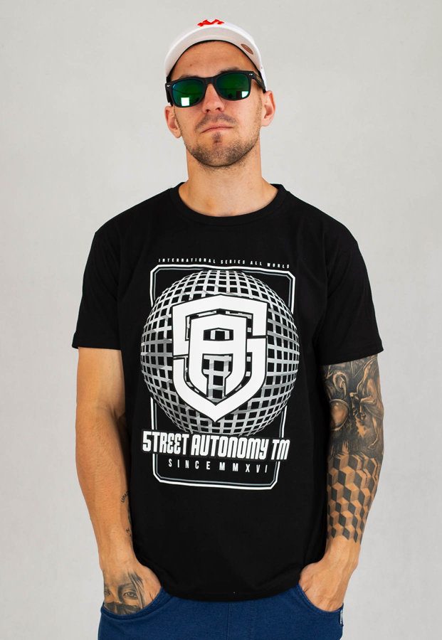 T-shirt Street Autonomy All World czarny