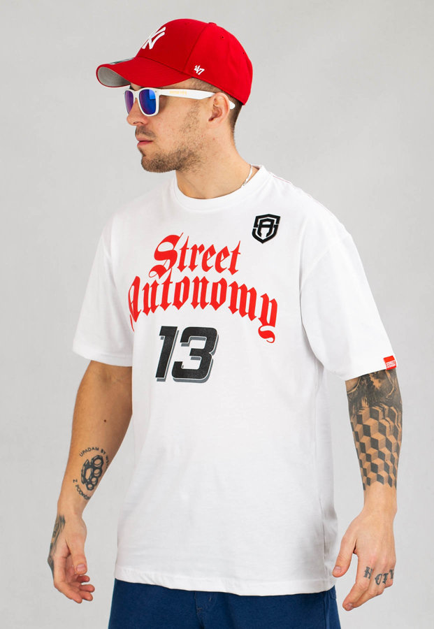 T-shirt Street Autonomy Basket biały
