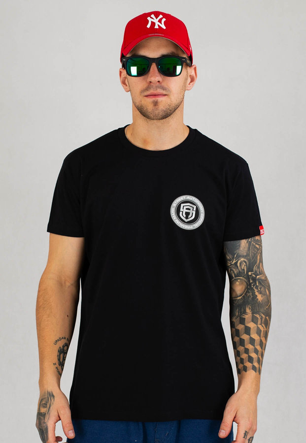T-shirt Street Autonomy Circle czarno biały