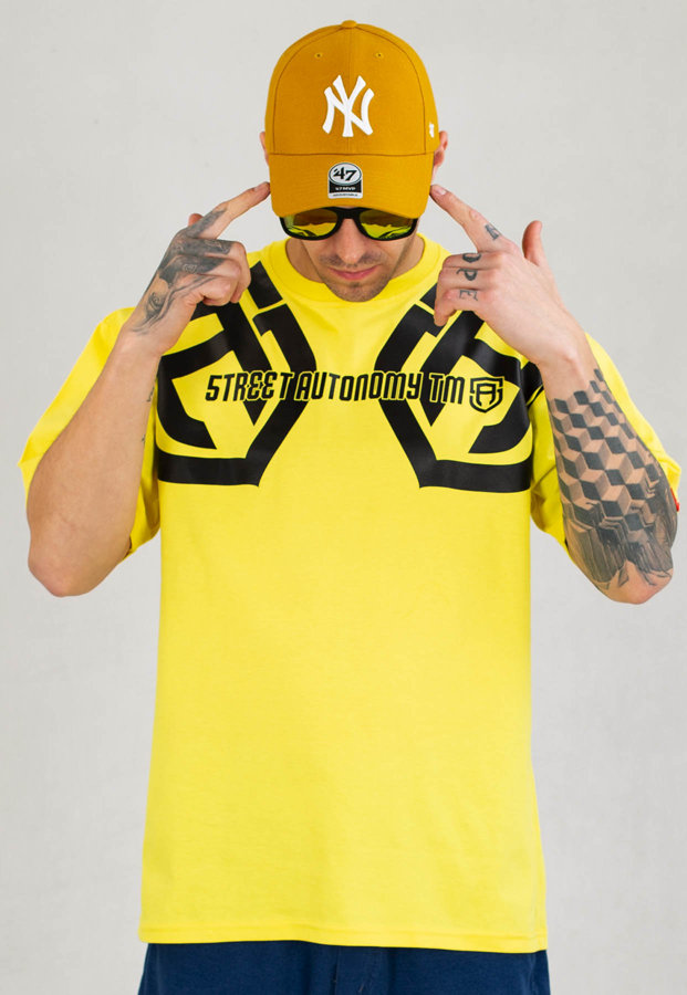 T-shirt Street Autonomy Double ARM żółty