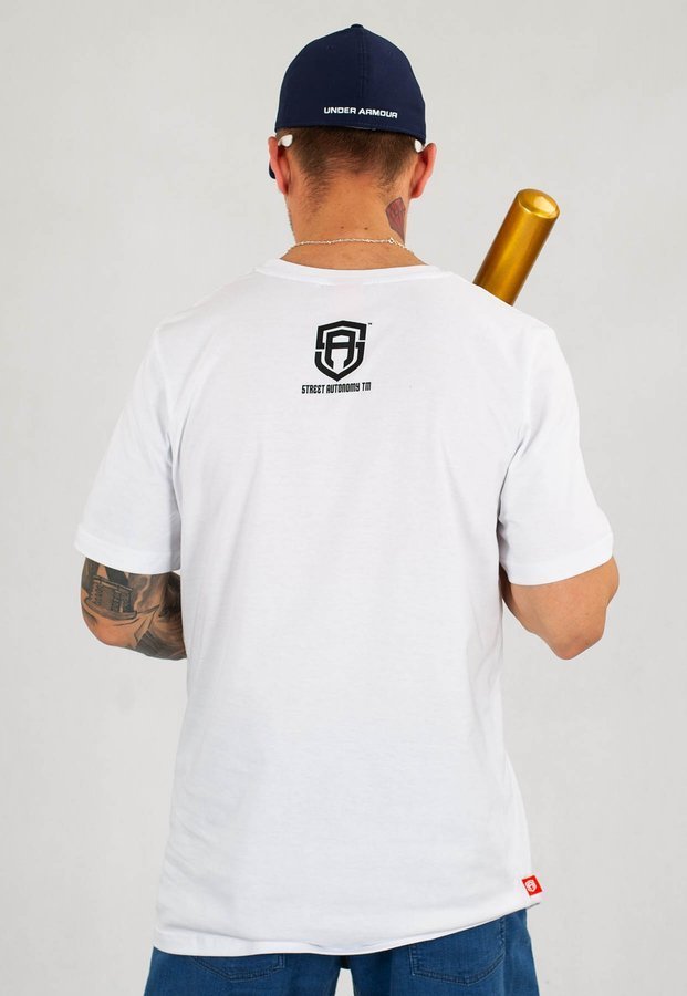 T-shirt Street Autonomy Fingerprint 2 biały