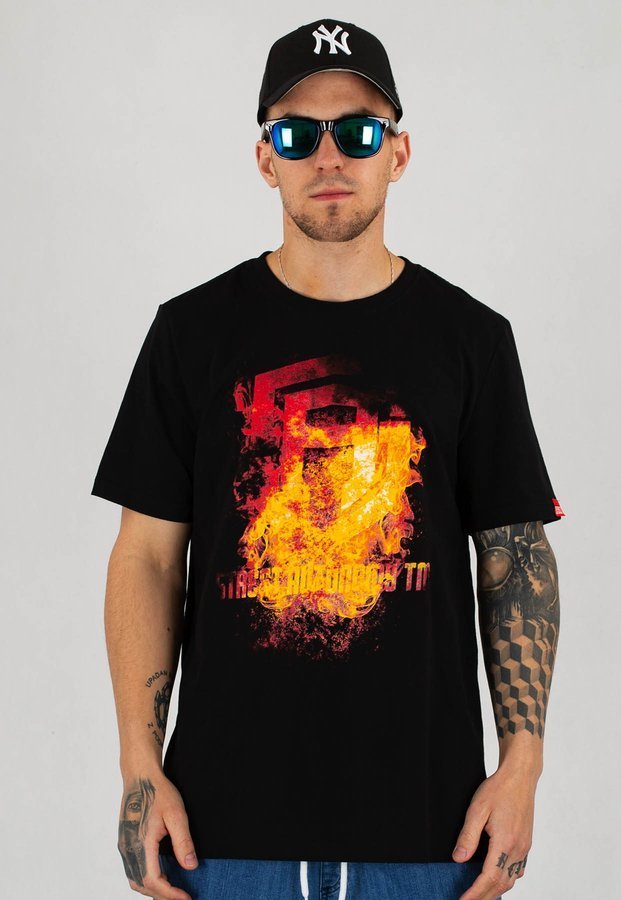 T-shirt Street Autonomy Fire czarna