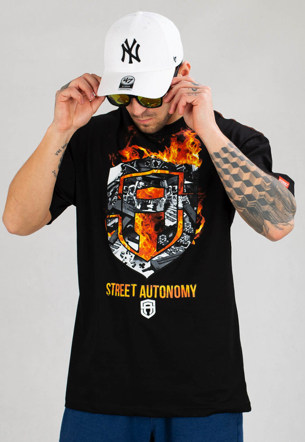 T-shirt Street Autonomy Fuck 3 czarny