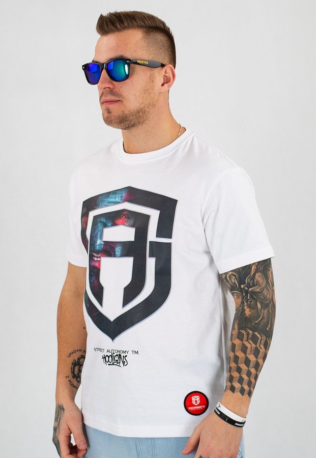 T-shirt Street Autonomy Madface biały
