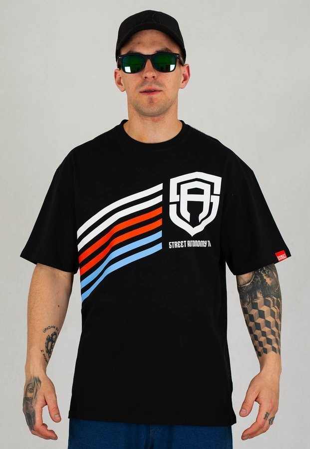 T-shirt Street Autonomy Magic Stripes 1 czarny