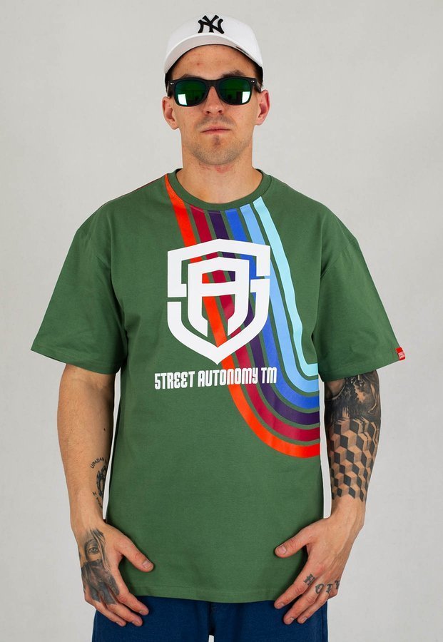 T-shirt Street Autonomy Magic zielony