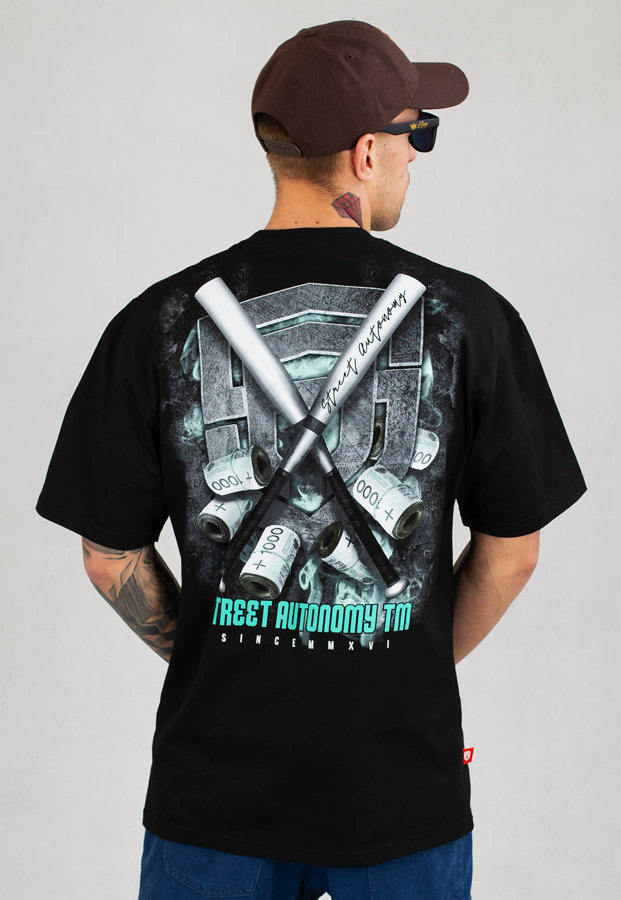 T-shirt Street Autonomy Roll of Money czarny