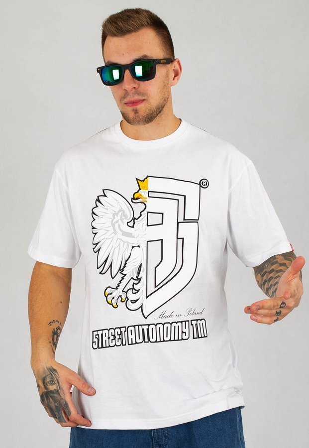 T-shirt Street Autonomy Sapl biały