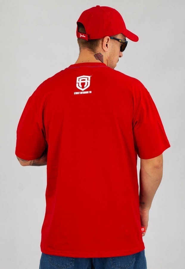 T-shirt Street Autonomy Scretch czerwony