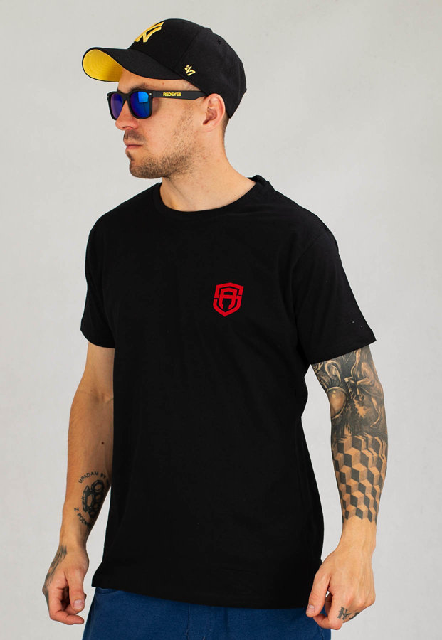 T-shirt Street Autonomy Shade czarno czerwony