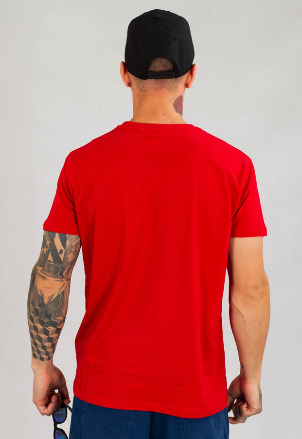 T-shirt Street Autonomy Shade czerwono biały