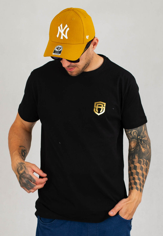 T-shirt Street Autonomy Small Logo czarno złoty