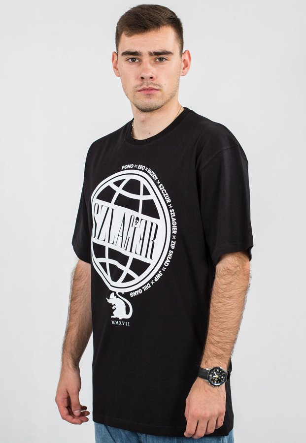 T-shirt Szlagier czarny