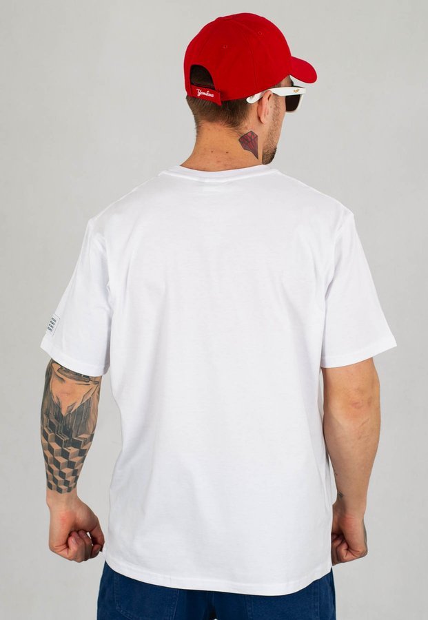 T-shirt Tabasko Chain biały