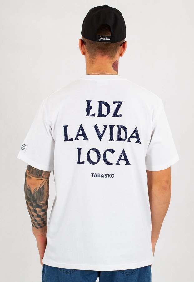 T-shirt Tabasko La Vida Loca biały