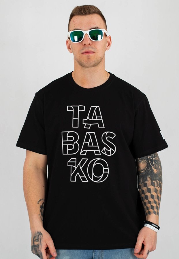 T-shirt Tabasko Linear czarny