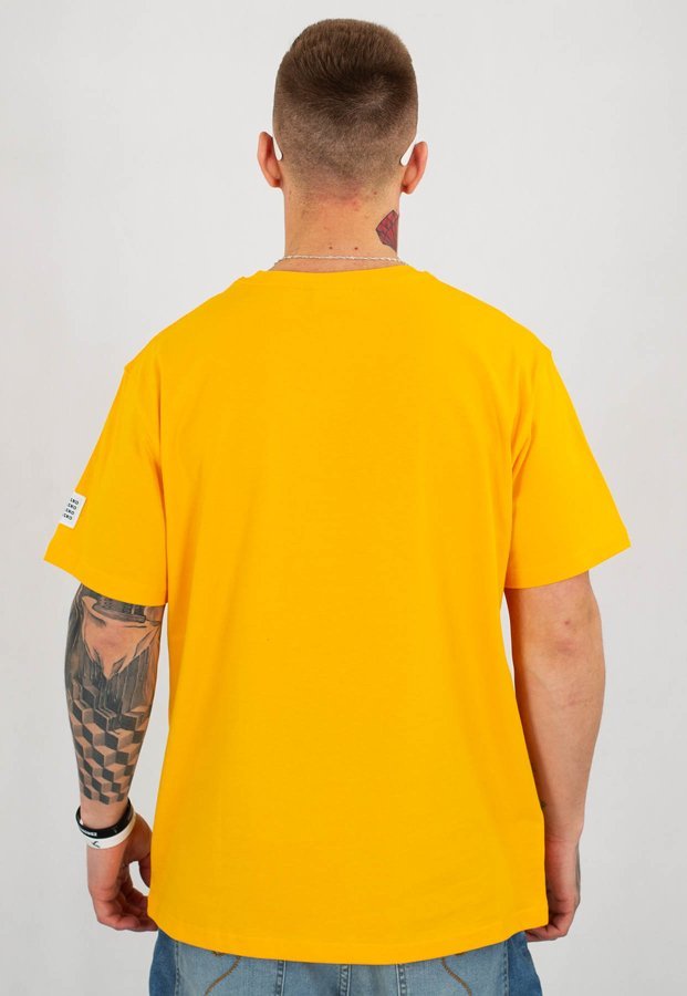 T-shirt Tabasko Mess żółty