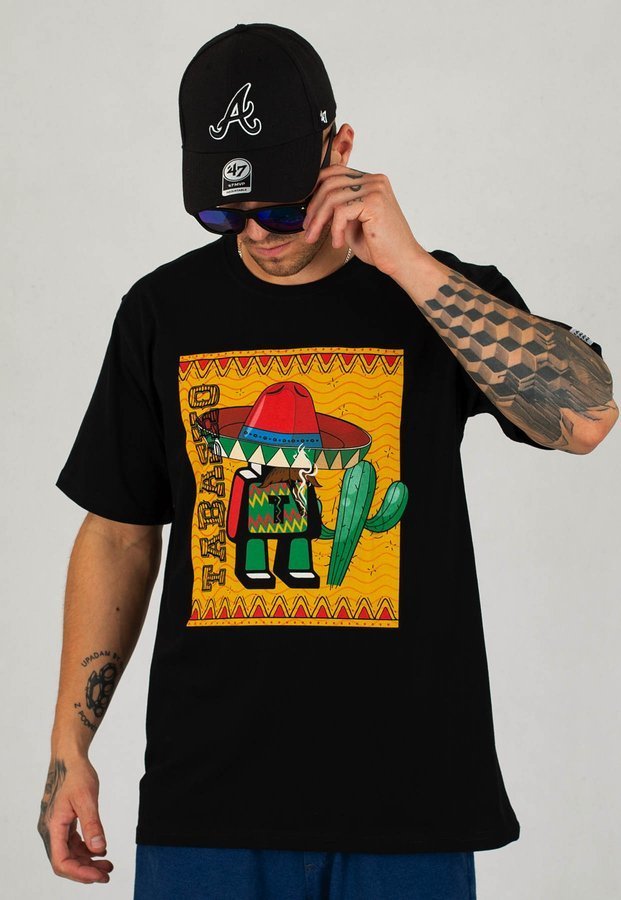 T-shirt Tabasko Mexico czarny