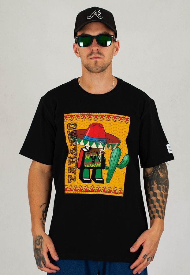 T-shirt Tabasko Mexico czarny