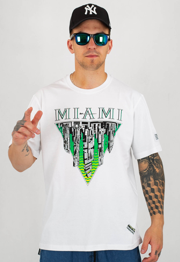 T-shirt Tabasko Miami biały