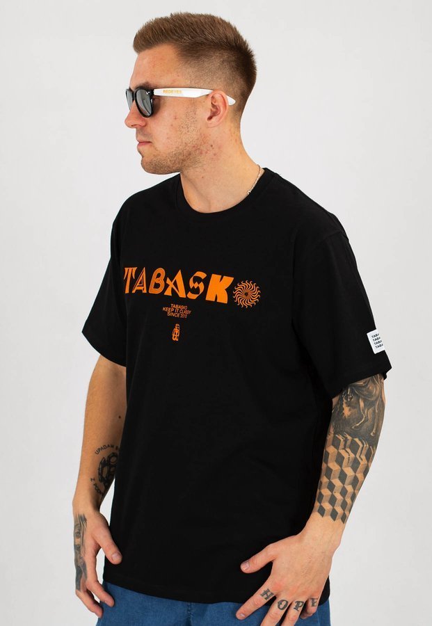 T-shirt Tabasko Pagan czarny