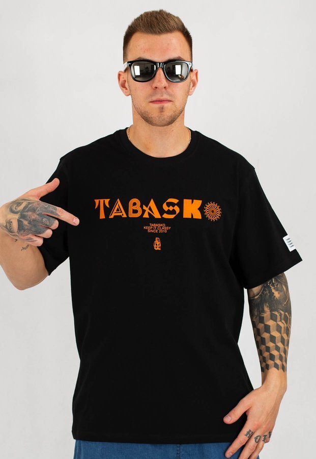 T-shirt Tabasko Pagan czarny