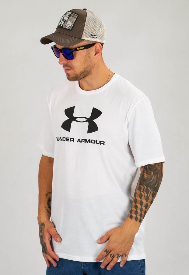 T-shirt Under Armour UAR 1329590-100 Sportstyle Logo SS biały