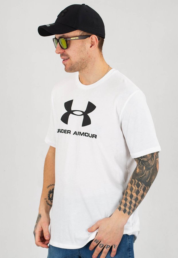T-shirt Under Armour UAR 1329590100 Sportstyle Logo biały