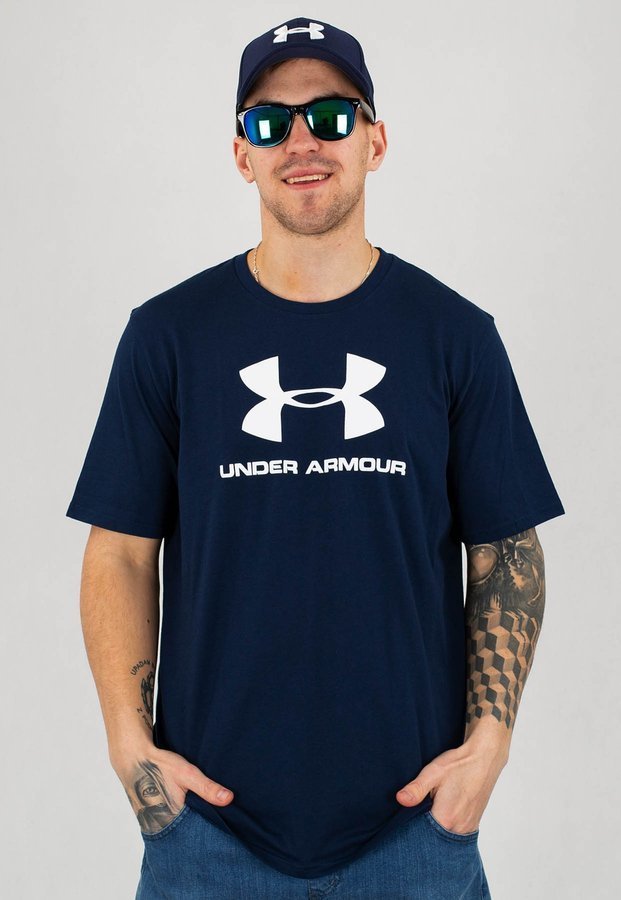 T-shirt Under Armour UAR 1329590408 Sportstyle Logo granatowy