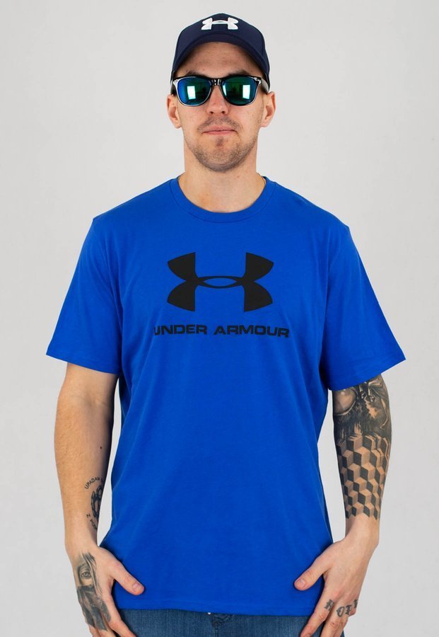 T-shirt Under Armour UAR 1329590486 Sportstyle Logo niebieski