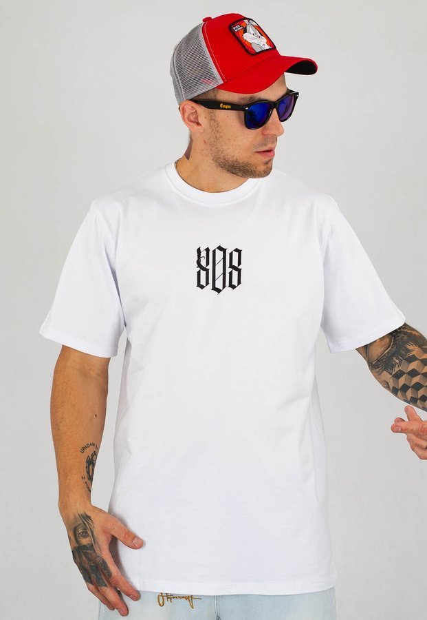 T-shirt VooDoo 808 biały