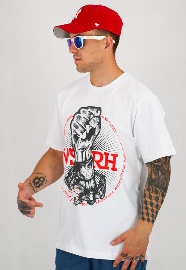 T-shirt WSRH Pod Naciskiem biały