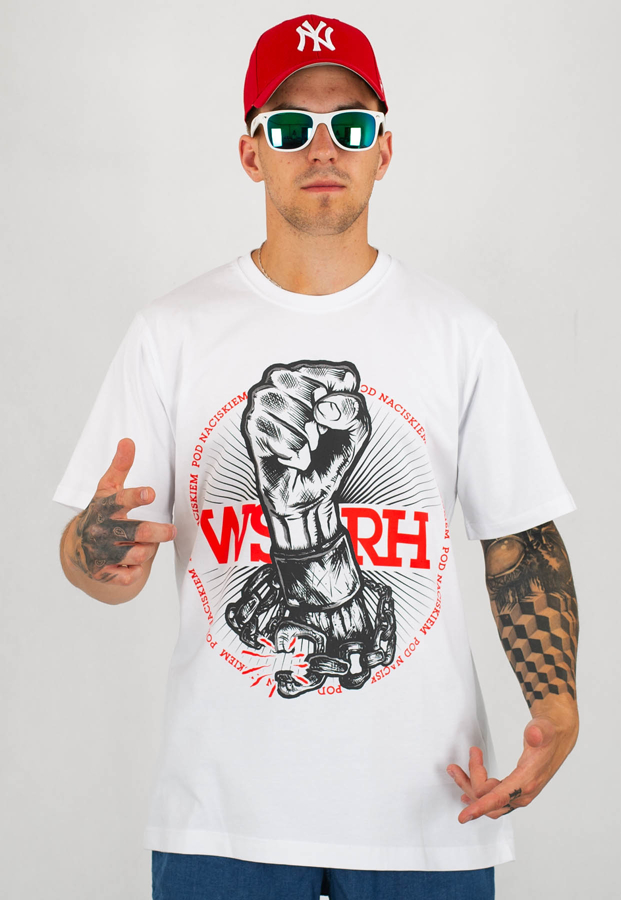 T-shirt WSRH Pod Naciskiem biały