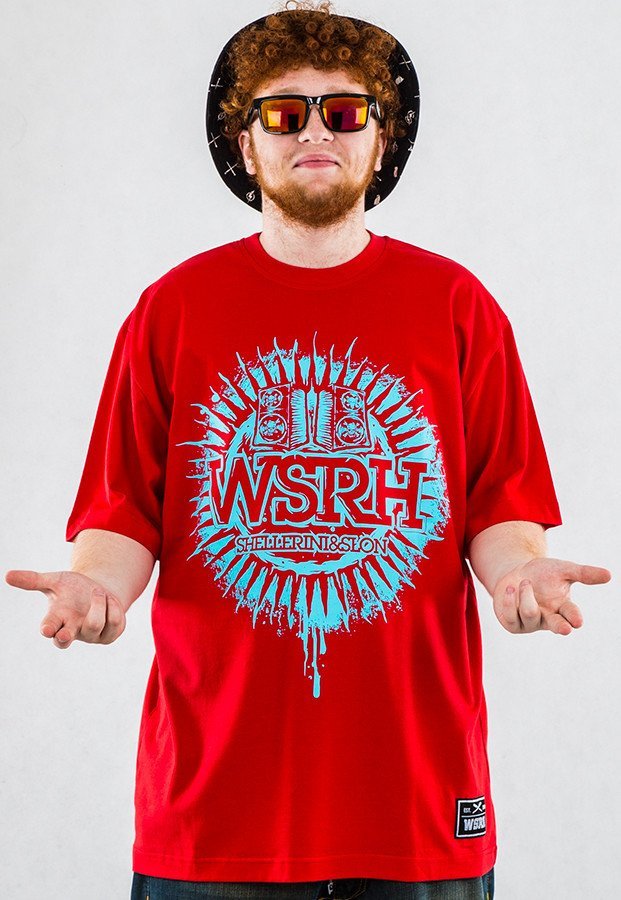 T-shirt WSRH Słońce czerwony