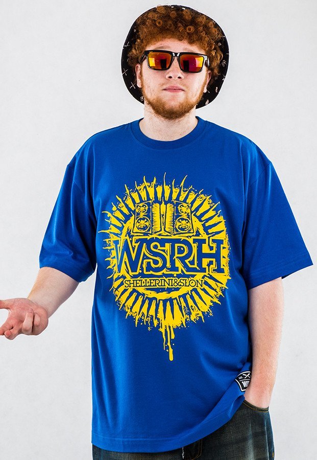 T-shirt WSRH Słońce niebieski