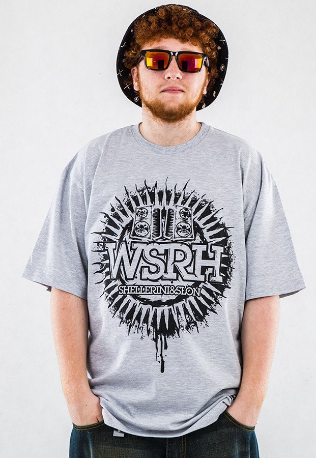 T-shirt WSRH Słońce szary