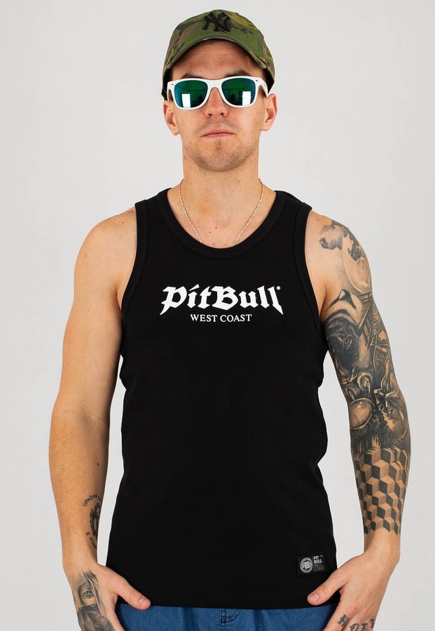 Tank Pit Bull Rib Old Logo czarny