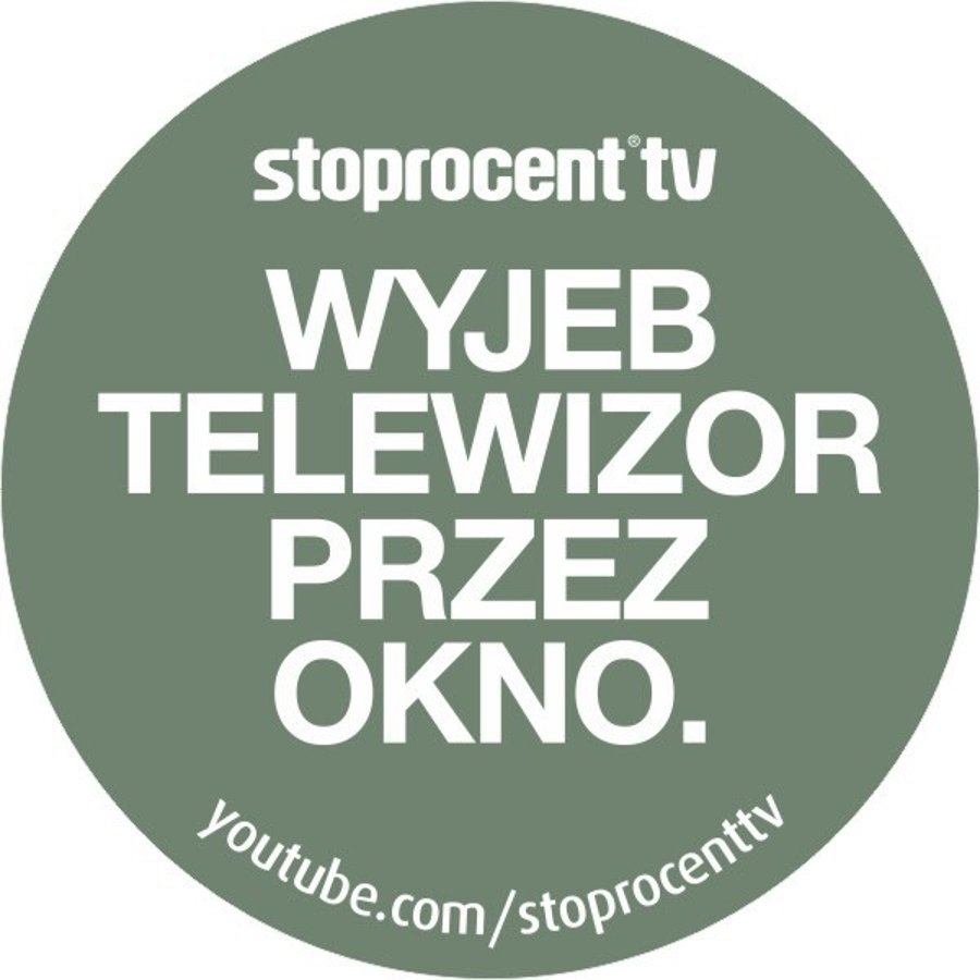 Wlepa Stoprocent Stoprocent TV