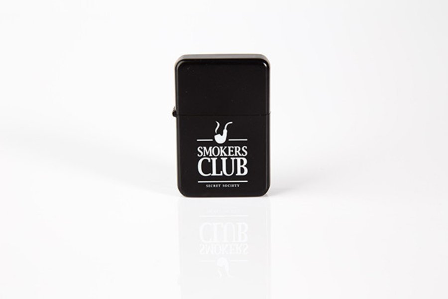 Zapalniczka Diamante Wear 'Smokers Club' Black Cube